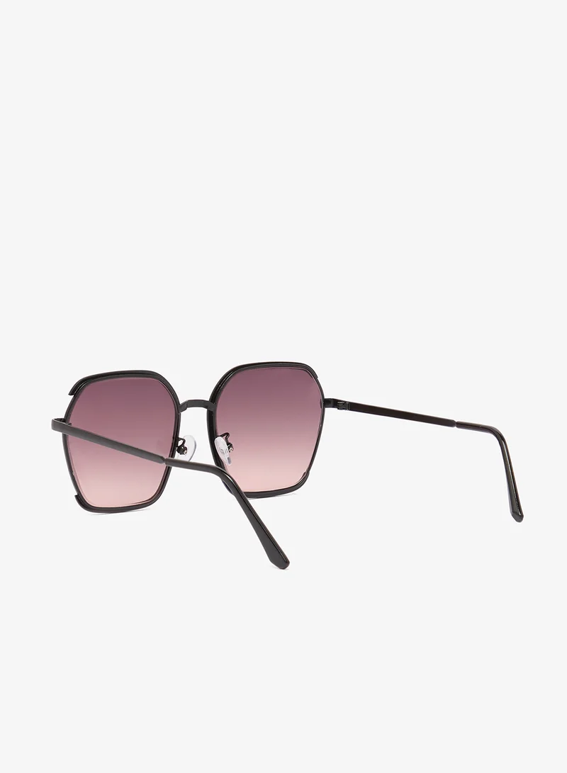 ايلا Oversized Geometric Polarized Sunglasses